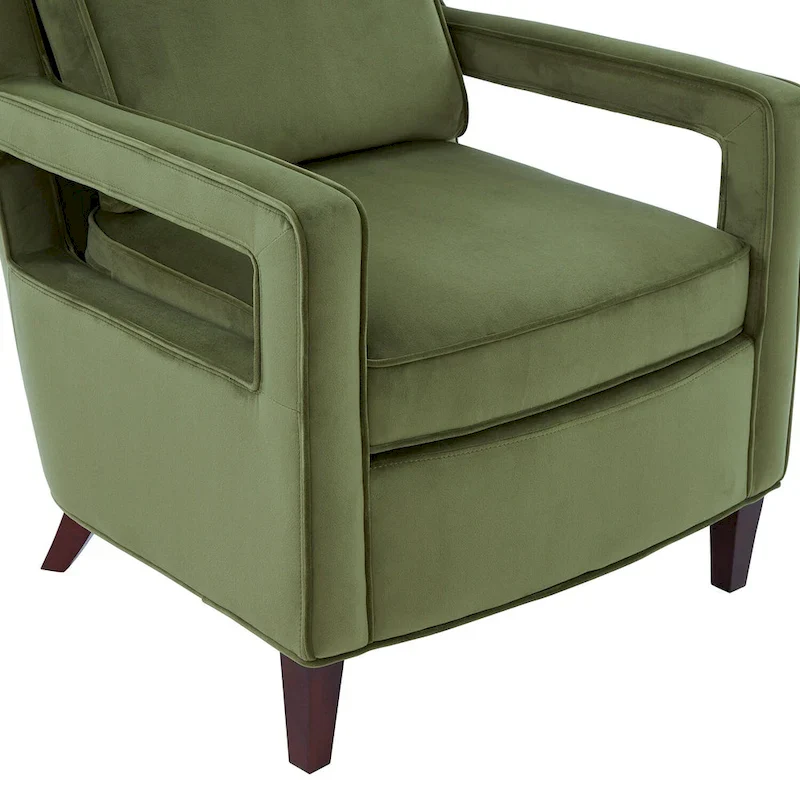 Velvet Accent Arm Chair