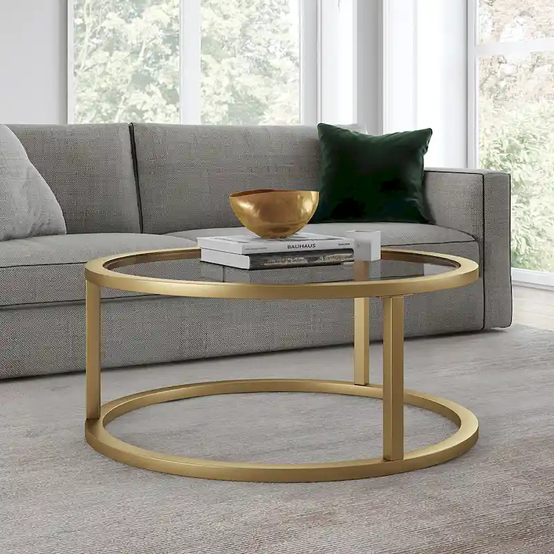 Round Metal Coffee Table