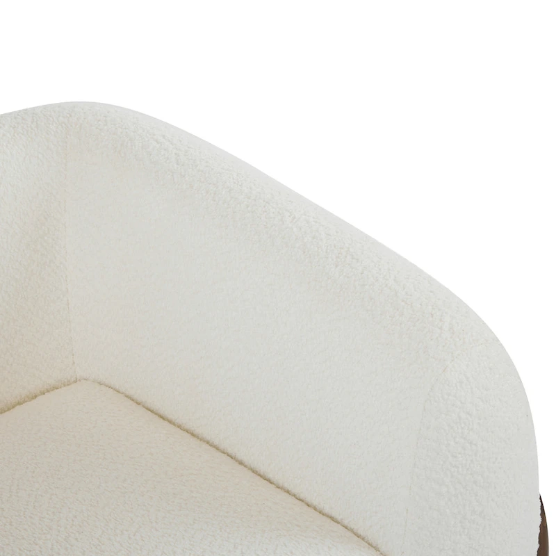 Tina Modern Upholstered Boucle Arm Club Chair by Christopher Knight Home