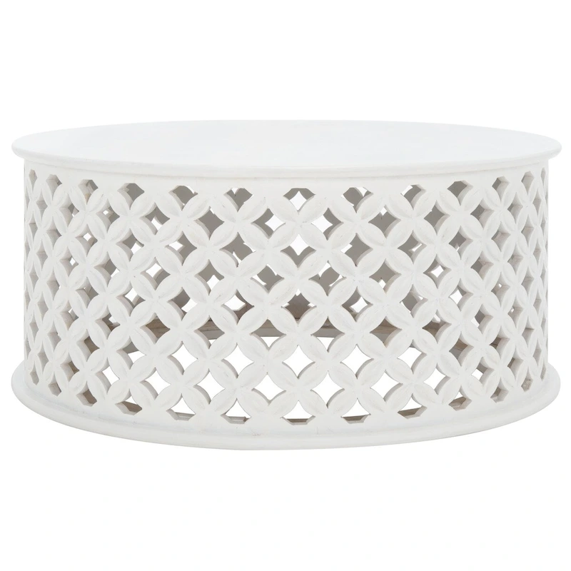 SAFAVIEH Antkea Round Coffee Table - 35 L x 35 D x 16 H - 35Wx35Dx16H