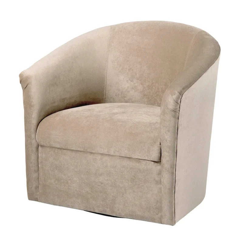 Ellery Modern Microfiber Swivel Accent Chair by Greyson Living