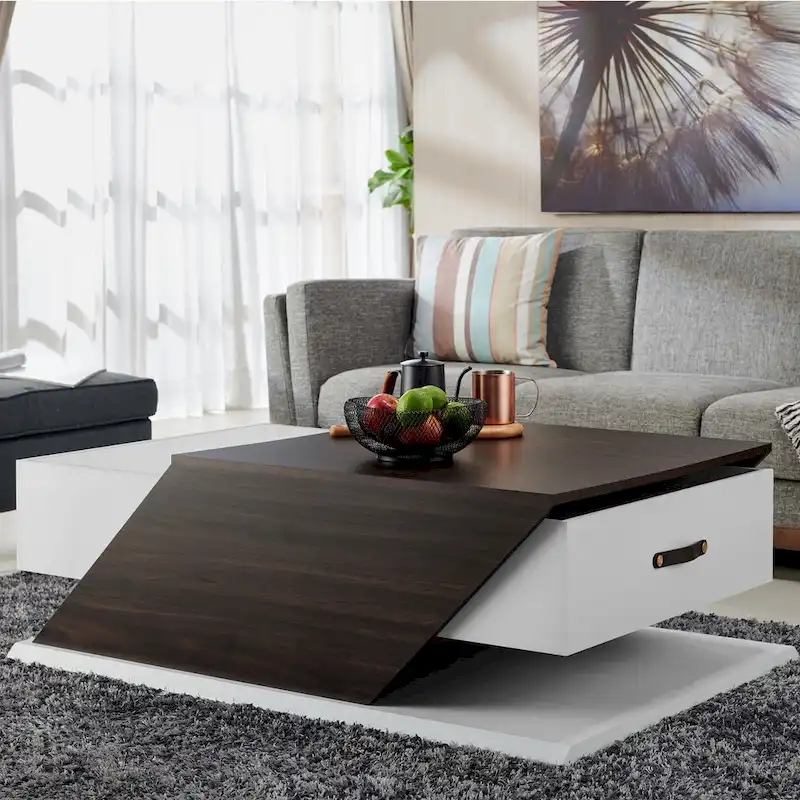 Soss Industrial 47-inch Lift-top Adjustable Coffee Table by Furniture of America