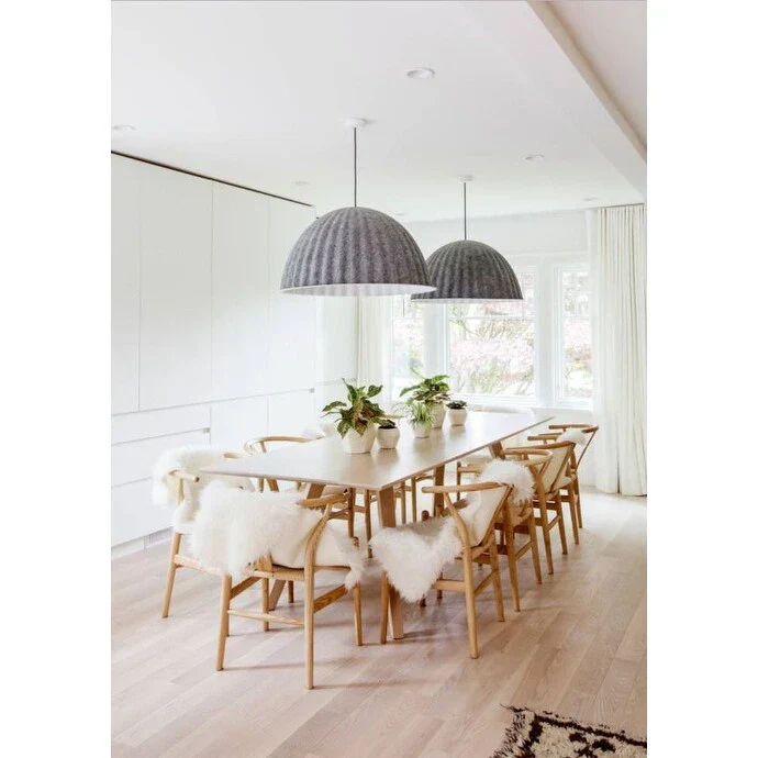 Set of 2 Wood Dining Chairs with Woven Rope Seat