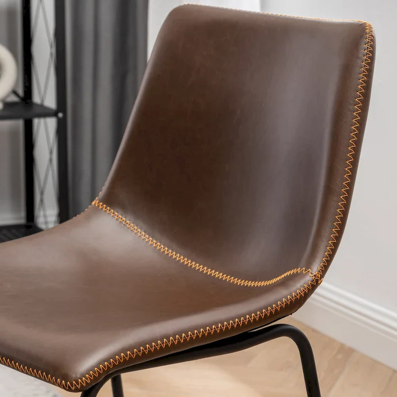 Roundhill Furniture Aryven Industrial 7-Piece Dining Set