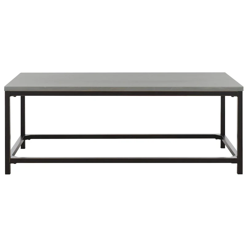 SAFAVIEH Aino Reclamined Wood Finish Coffee Table - 48 x 24 x 17.7 - 48Wx24Dx18H