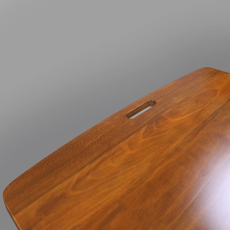 Copper Grove Goosefoot Folding TV Tray Table with Solid Hardwood