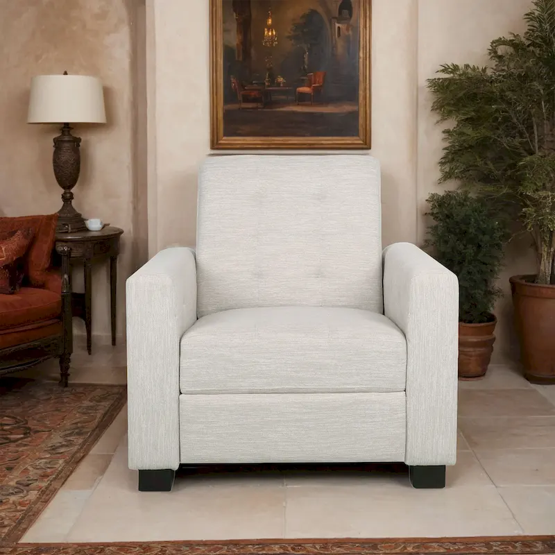 Upholstered Push-Back Recliner