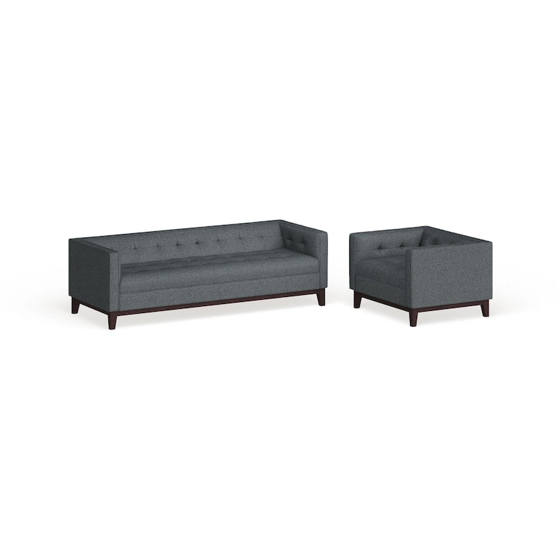 Serve Tufted 2-Piece Living Room Furniture Set