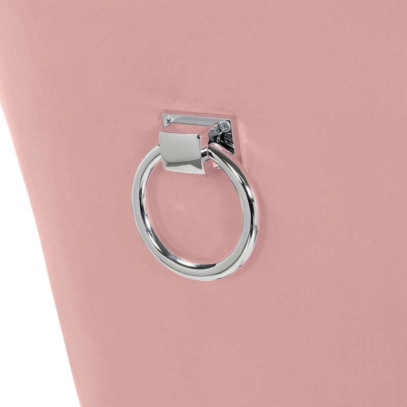 Grandview Tufted Upholstered Dining Chair (Set of 2) with Nailhead Trim and Ring Pull