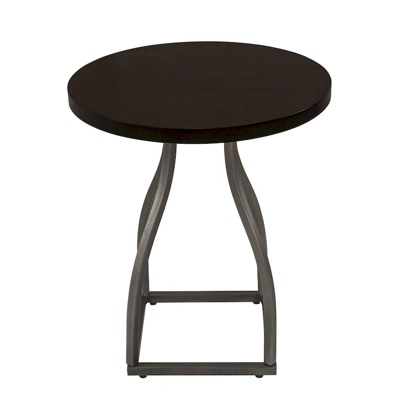 HomePop Lindsay Metal Base Accent Table
