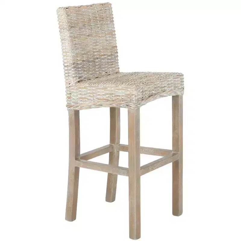 Tobie Rattan Bar Stool