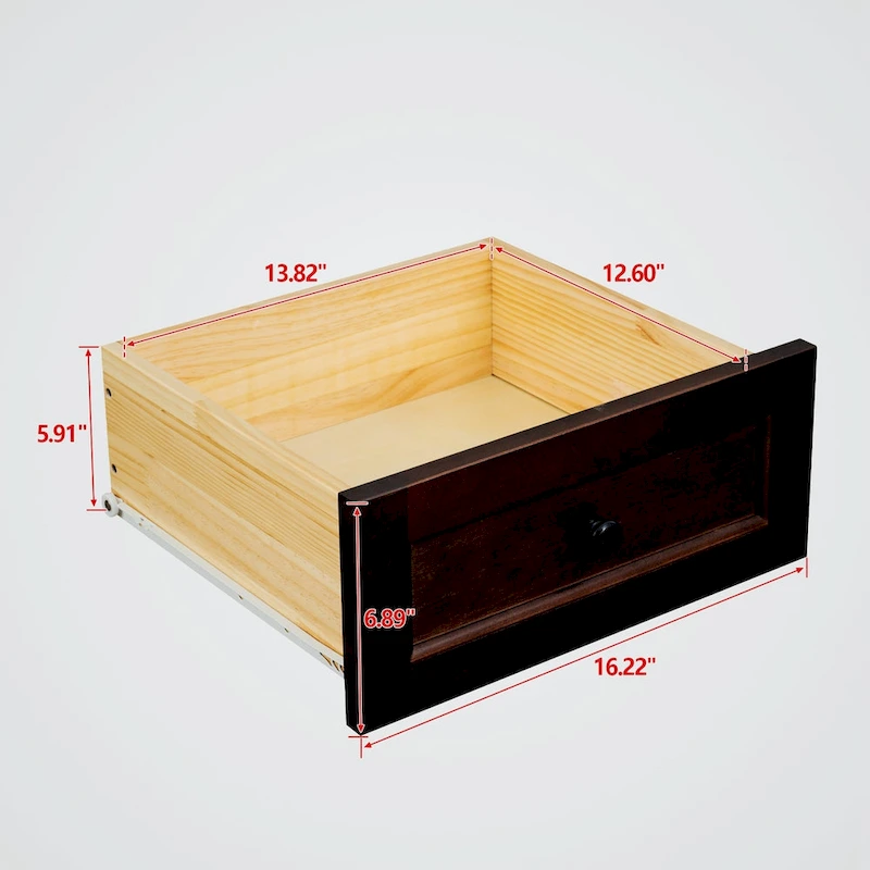 Solid Wood Spray-painted 6 Drawer Chest