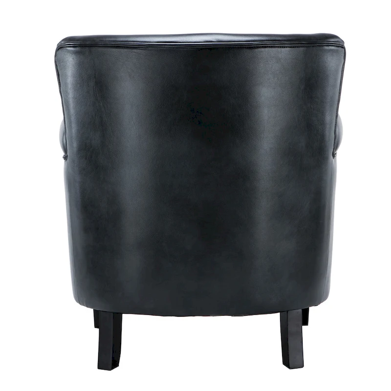 Hendrick Faux Leather Club Chair by Greyson Living