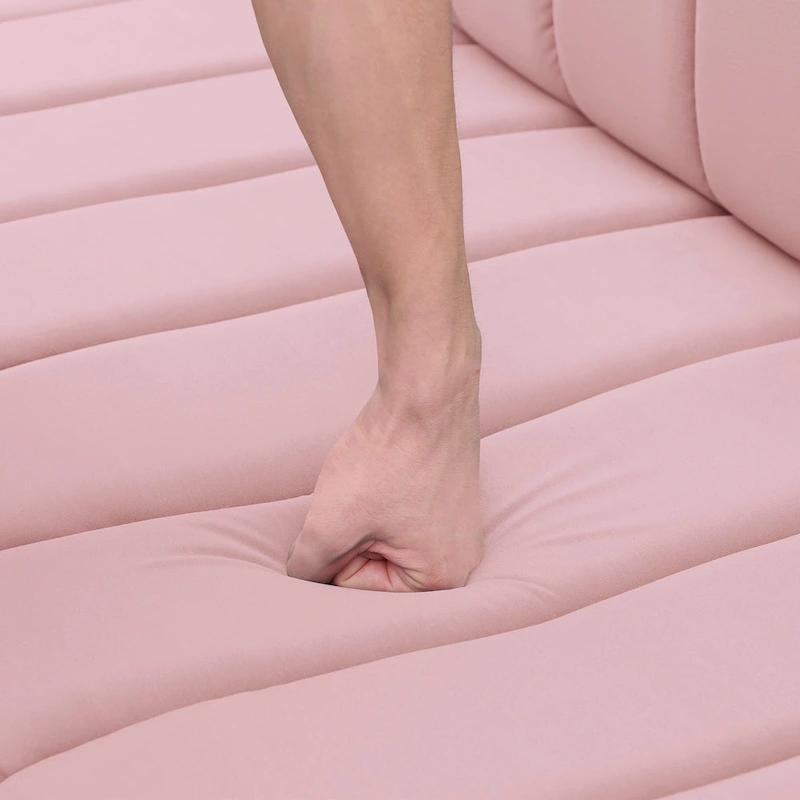 Ouyessir Upholstered Loveseat, Tufted Back Couch, Accent Armchair with 2 Pillows