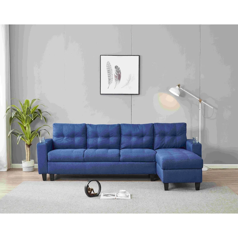 Reversible Chaise Sectional Sofa