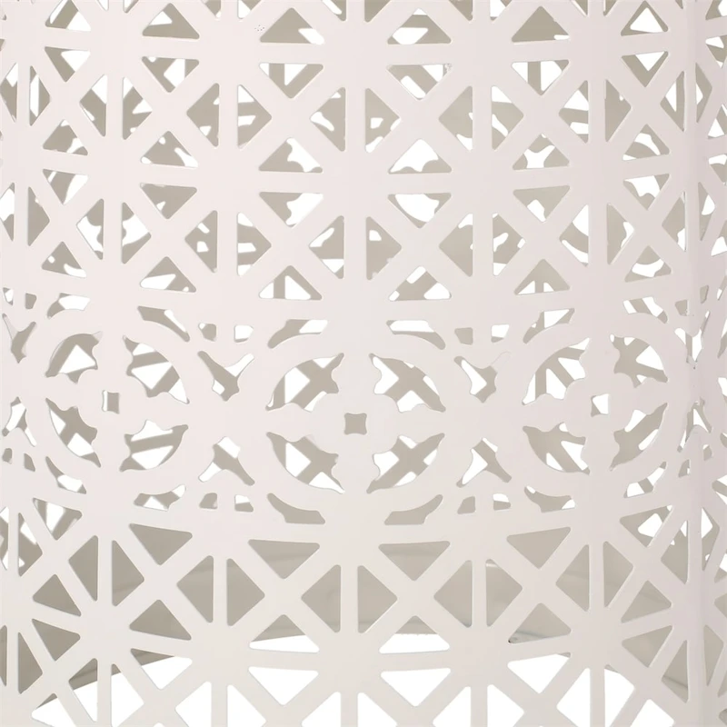 Lace Cut Metal Side Table