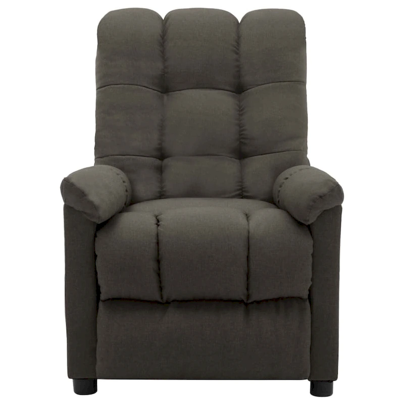 vidaXL Recliner Taupe Fabric - 29.1 x 38.9 x 40.1