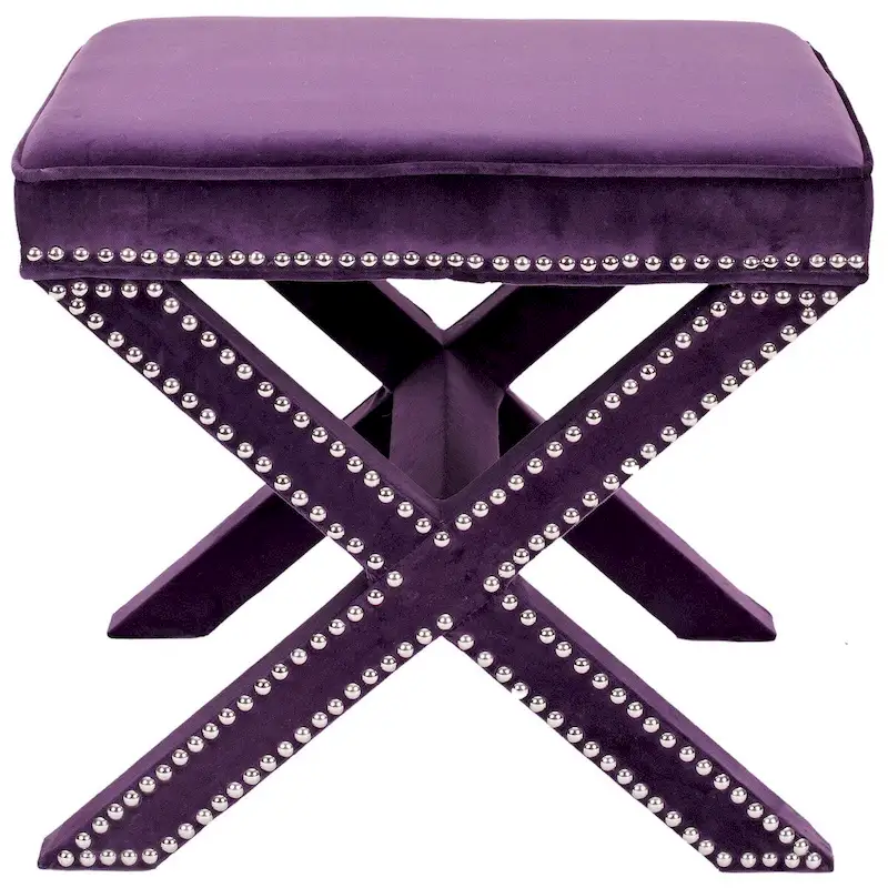 SAFAVIEH Shavonne X-Bench Ottoman