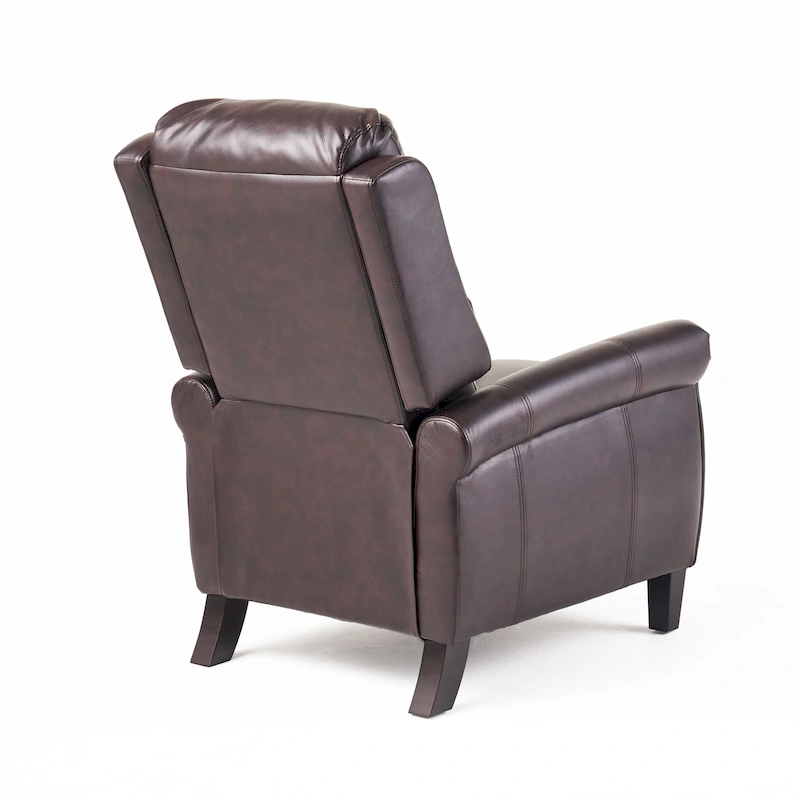 Haddan PU Leather Recliner Club Chair by Christopher Knight Home