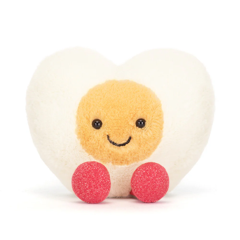 Jellycat Amuseables Heart Boiled Egg 10cm