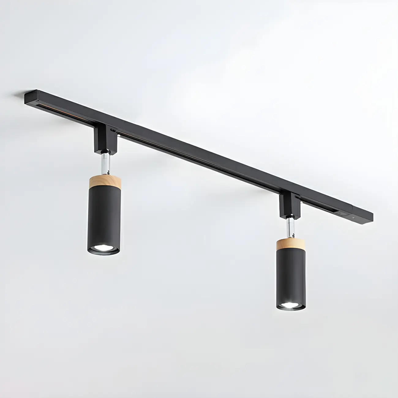 4-Light Metal Modern LED Track Lighting Fixture Adjustable Head