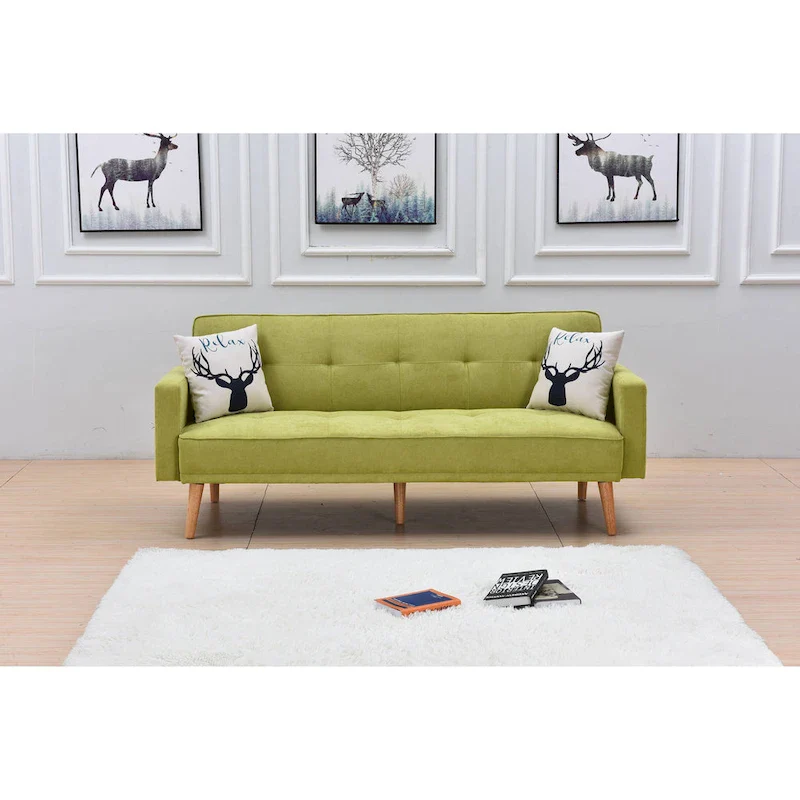 Modern Adjustable 3-position Sleeper Sofa Futon