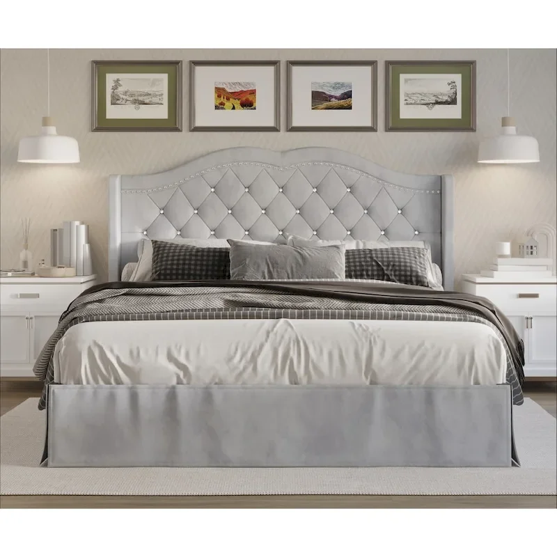Bruce Tufted Upholstered Platform Bed