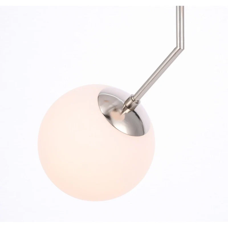 Bastina 20-Inch 1-DownLight Frosted Glass Pendant