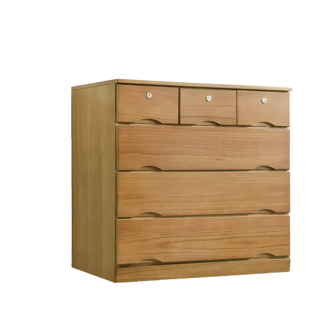 Stylish White Wooden Dressers with Soft Close Drawers