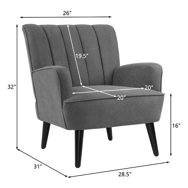 Comfy Accent Chair Cozy Arm Chair Single Sofa