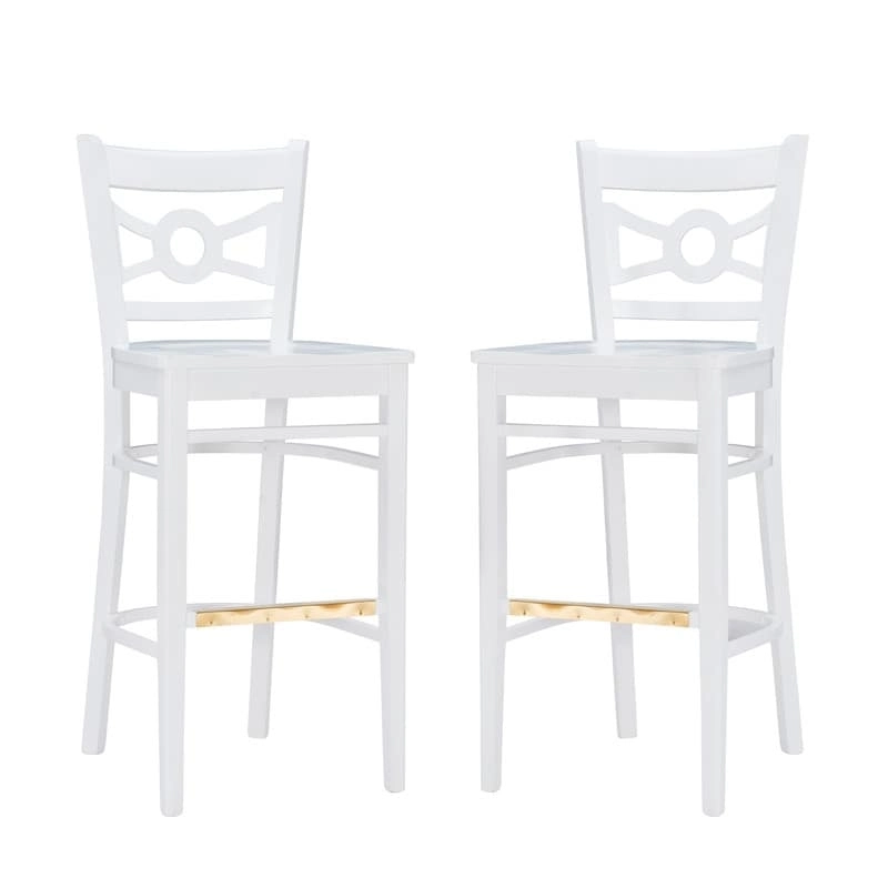 Talyn White Barstool (Set of 2)