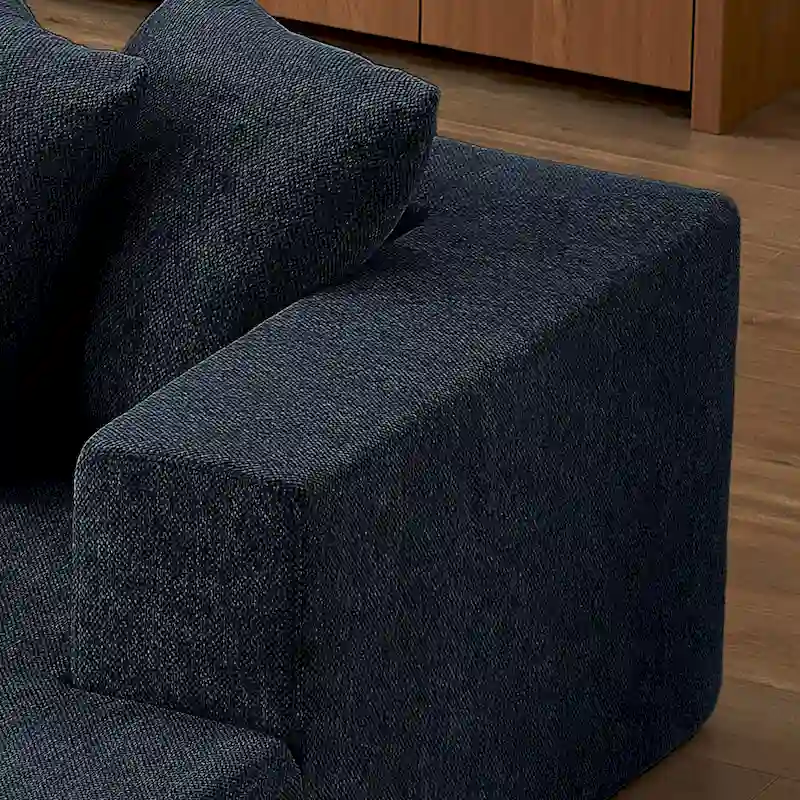 105.2 Cloud Chenille Right L-Shaped Modular Sectional Sofa, 2-Piece Free Combination