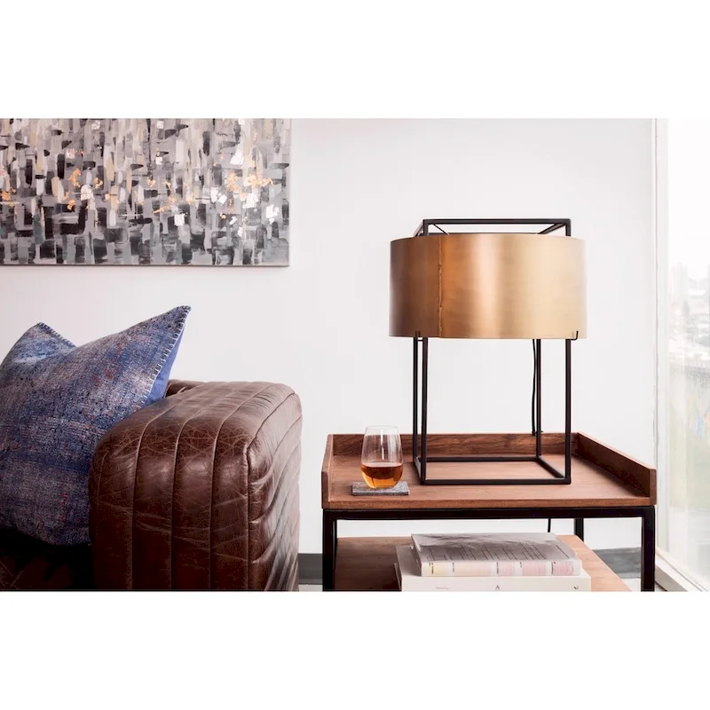 Aurelle Home Caolo Modern Channel-Stitched Leather Sofa