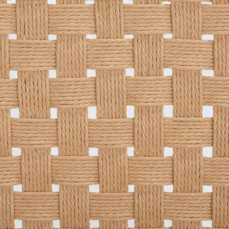 Woven Dining Chair Set of 2 - Natural Rattan Armless