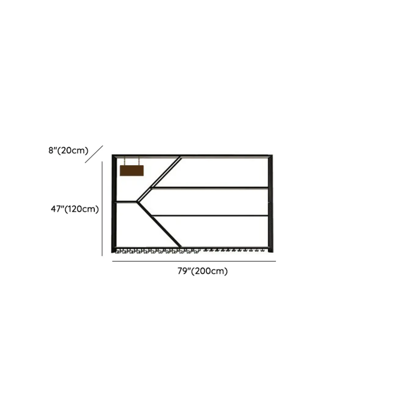 Iron Wine Bottle and Open Wine Glass Holder with Lighting
