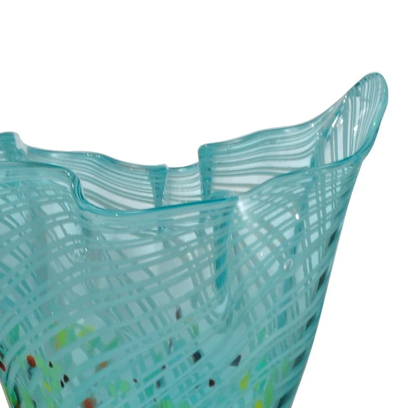 Malibu Hand Blown Art Glass Vase