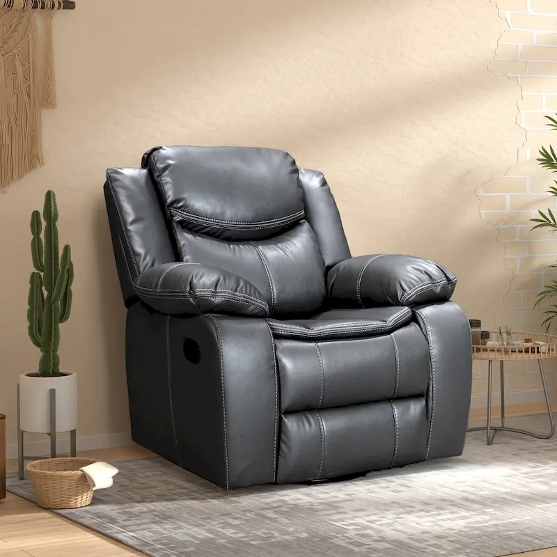 Recliner Rocking Chair With 360 Degree Swivel Recliner
