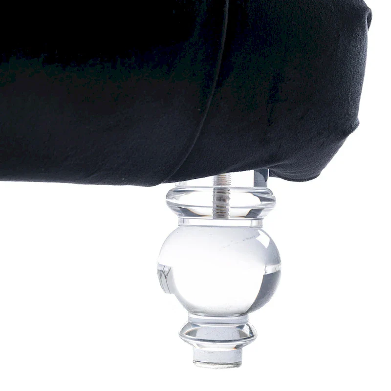 Velvet Tufted Chaise Lounge Accent Living Room Chair