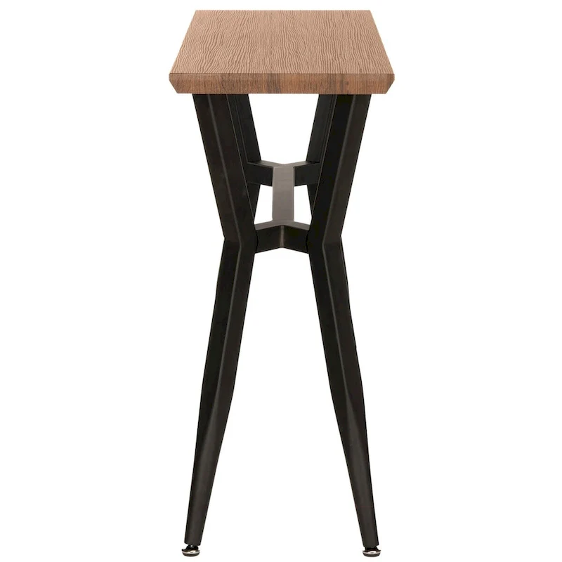 Brown/Black Entryway Table — 39.4 x 13.7 x 31.4 Inches — W 39 x D 14 x H 31 Inches