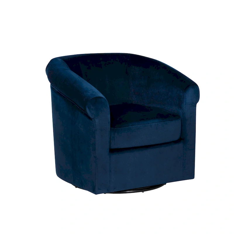 Moriarty Velvet Swivel Chair