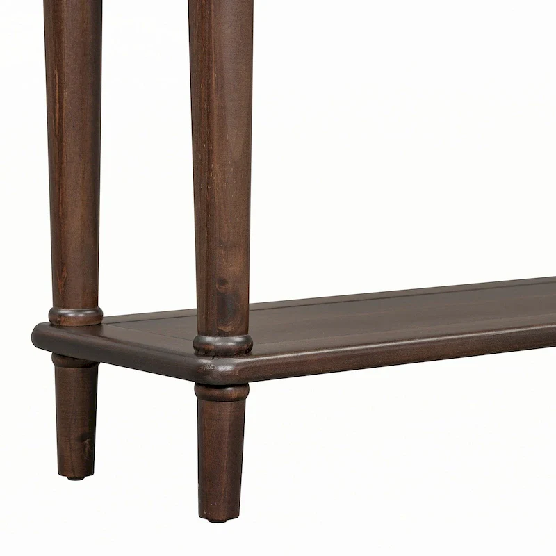 Entryway Table with 4 Drawers(Espresso)