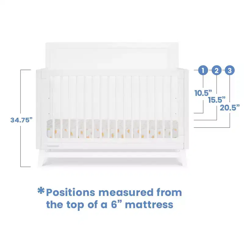 Delta Children Spencer 6-in-1 Convertible Crib