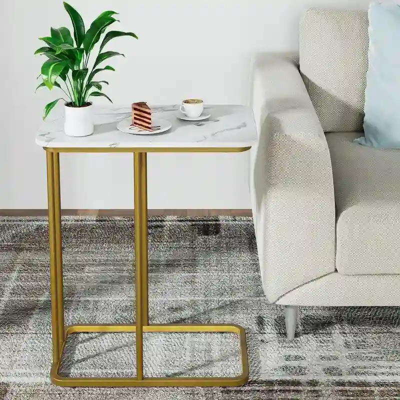 Small End Table for Living Room, Bedside Table/Nightstand/Coffee Table for Couch, Sofa Table for Bedroom