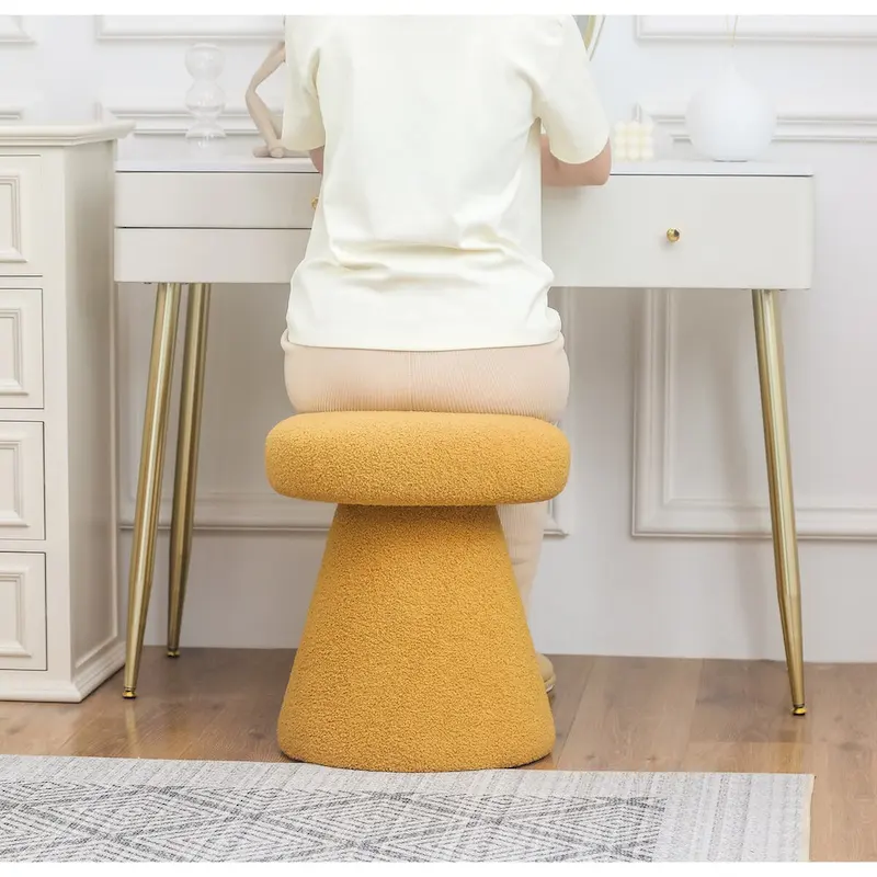 Mushroom Ottoman Large Soft Foot Stool