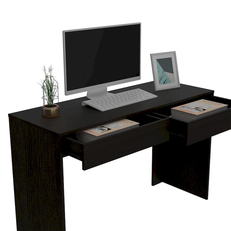 FM Furniture Tampa 2-Drawer Computer Desk with 2 Handleless Drawers