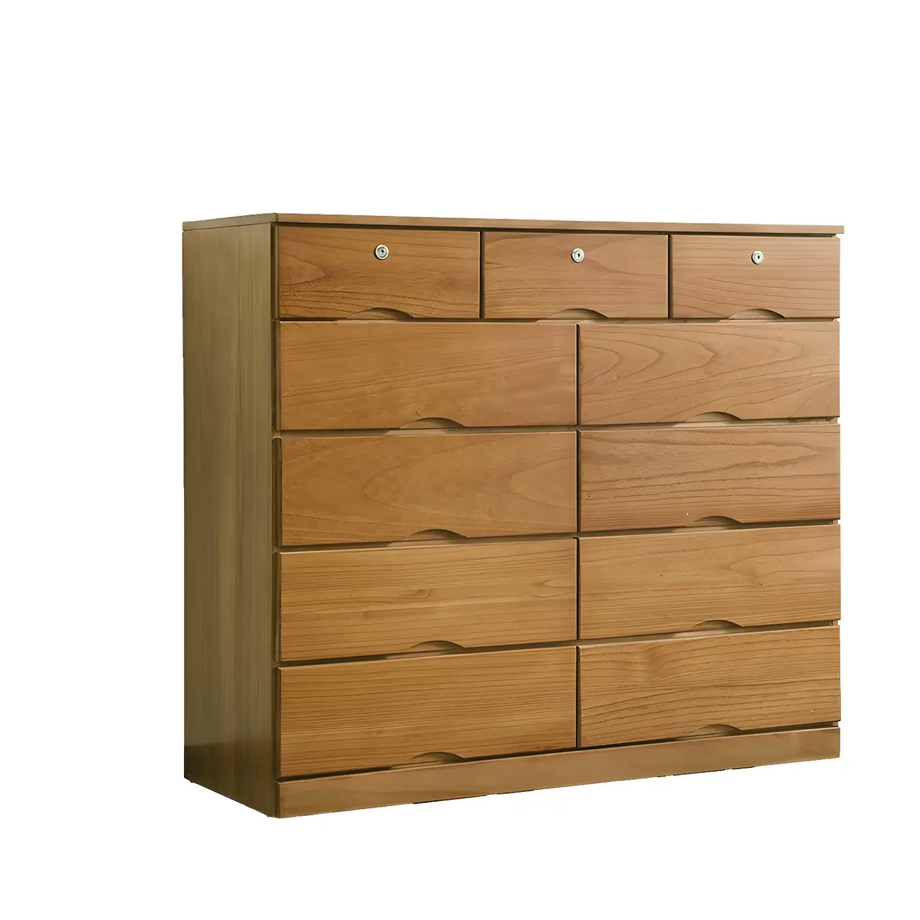 Stylish White Wooden Dressers with Soft Close Drawers