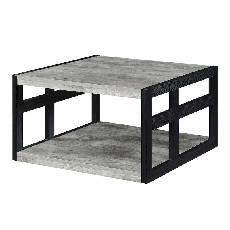 Convenience Concepts Monterey Square Coffee Table with Shelf