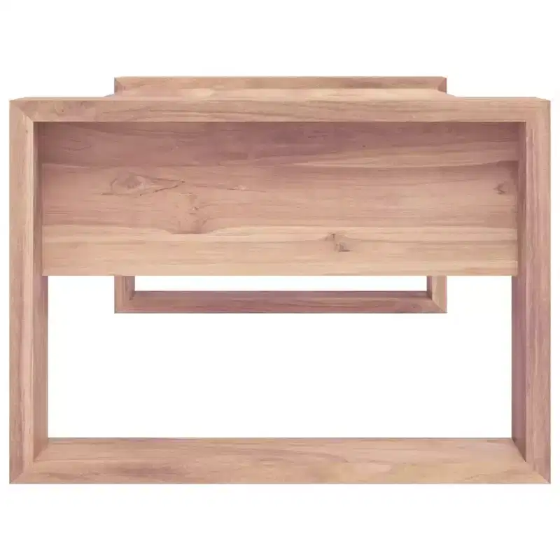 vidaXL Coffee Table Teak Solid teak wood 43.3 x 23.6 x 15.7 in