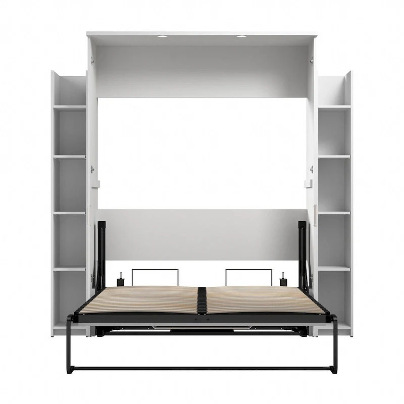 Full Murphy Bed with Shelves (81W)