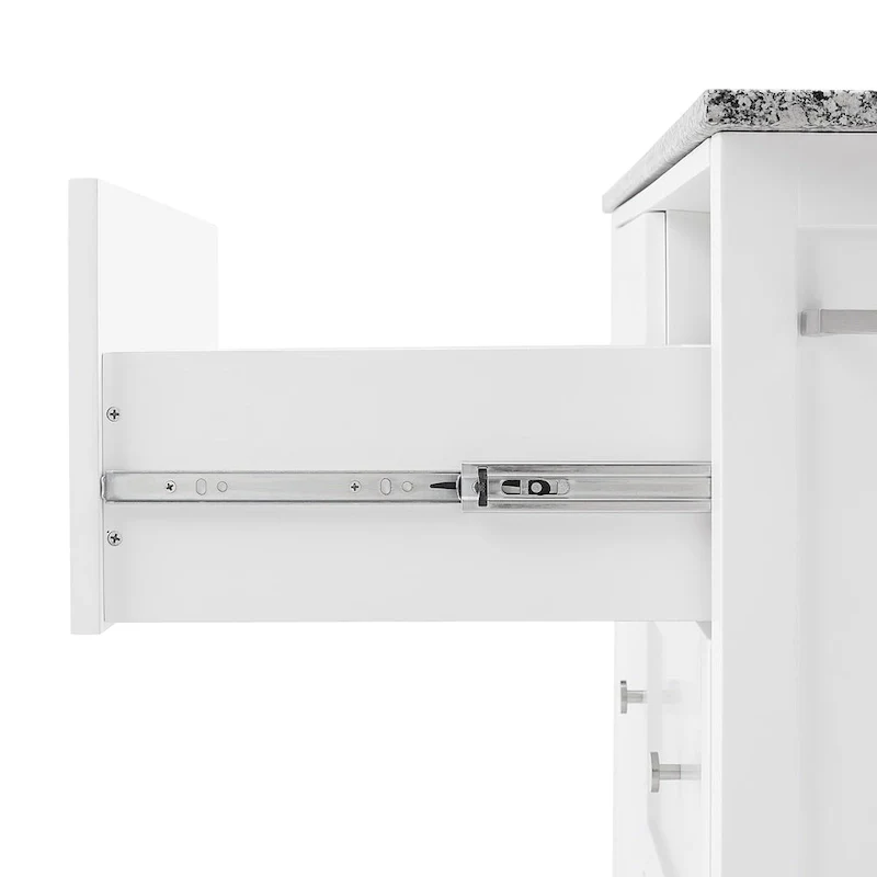 Crosley Soren Granite Top Kitchen Island/Cart - 18.13d x 42.13w x 37.5h